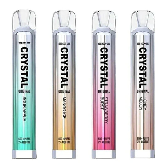 SKE Crystal Bar 600 Prefilled Pod Device – Box of 10 | 600 Puffs Each